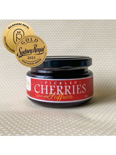 Pickled Cherries with Saffron 200g